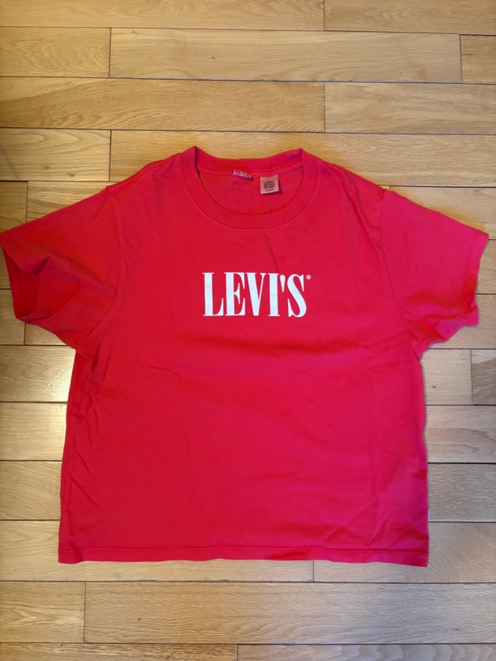 Levi's Red Tee with White Logo